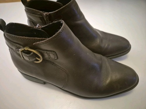 Womens footglove leather - leather, zip