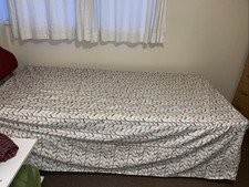 Vintage Fitted Valance Sheet Single