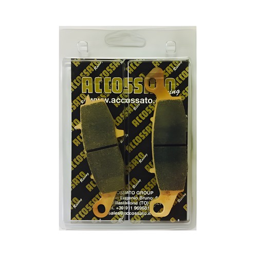 Front recessed brake pads for - brake,