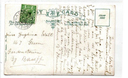 Picture postcard with - , a