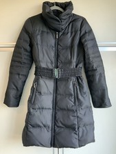 Zara Down Black Ladies Coat Size M Fits UK 8  (RW306)