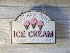 Wooden 2D Wall Sign: Old