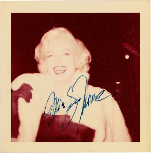 Marilyn monroe signed - marilyn,