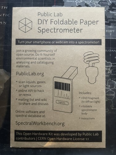 Public lab diy foldable - foldable, paper