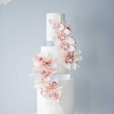 30mm Round Clear ultra polished acrylic cake separator