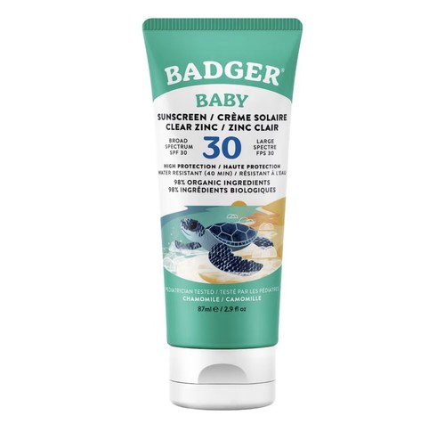 Badger baby clear - clear, zinc