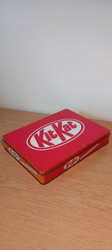 1980 kit kat storage tin - 1980's,