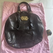 Luella Large Leather Black Shoulder Bag Excellent Condition with Dust Bag VGC