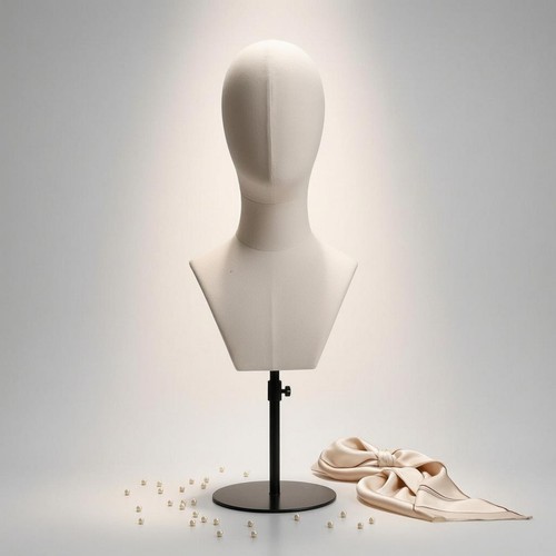 Mannequin head with shoulders - head,