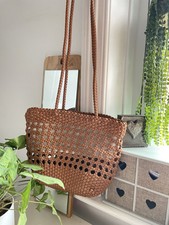 Zara Weave Tote Long Straps 