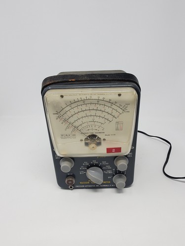 Vacuum tube voltmeter paco - vacuum,