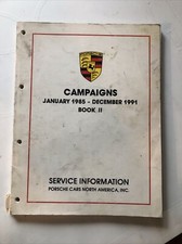 Porsche 1985 To December 91