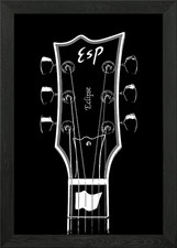 ESP Eclipse Guitar Framed Wall
