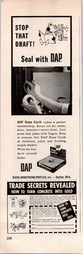 Dap rope caulk - rope,