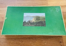 Vintage Boxed & Unused Irish Linen Double Damask Tablecloth & napkins Celtic 