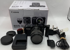 Canon EOS M Camera Kit with 18-55mm Lens+Battery+Charger+More (FREE UK POSTAGE)