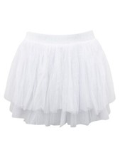 NEW WHITE Pull On Netted Tutu