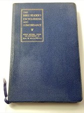 The Bible Reader's Encyclopaedia And Concordance. By Rev. W. M. Clow, D. D.