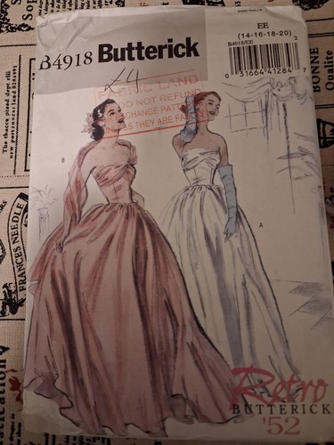 Butterick sewing pattern 4918 - sewing,