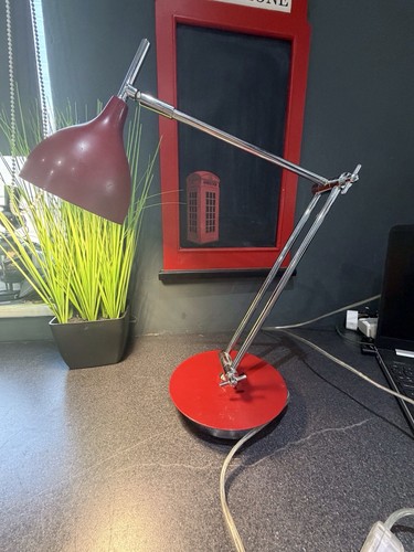 Vintage style lamp red - style,