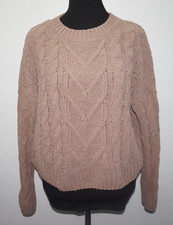 Pink Rose Mocha Brown Cable