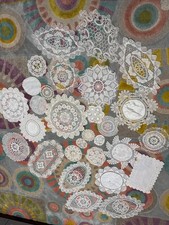 29 x Vintage napkins bundle, weaving, knitting handmade