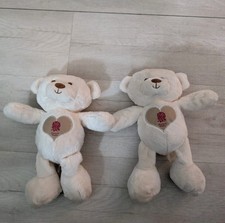 England Rugby Teddy Bears X2 Love & Hugs
