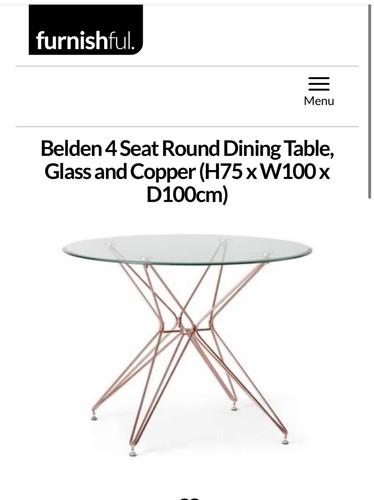 Made com belsen glass - belsen, dining