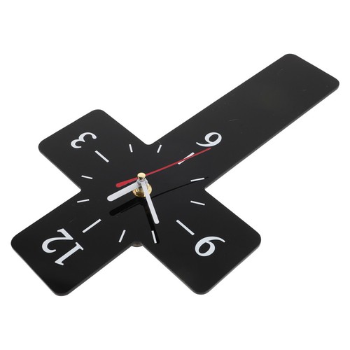 Black acrylic cross wall - black,