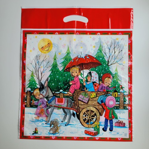 Vintage christmas scene - vintage,