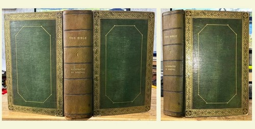 Finely bound holy bible - finely, bible'