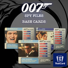 2002 James Bond 007 Spy Files - Pick Cards - Allies Locations Villains Q Branch 