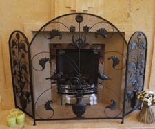 Fire guard screen bird - fire,