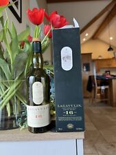 Lagavulin 16 Whisky Empty Bottle Box & Cork
