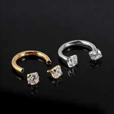 Horseshoe Piercing Bar Barbell