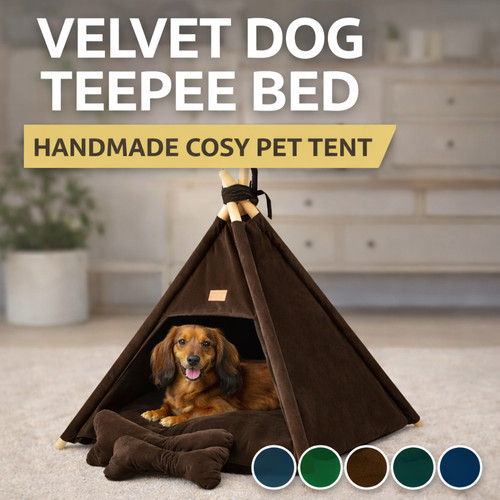 Dog teepee bed pet - bed,
