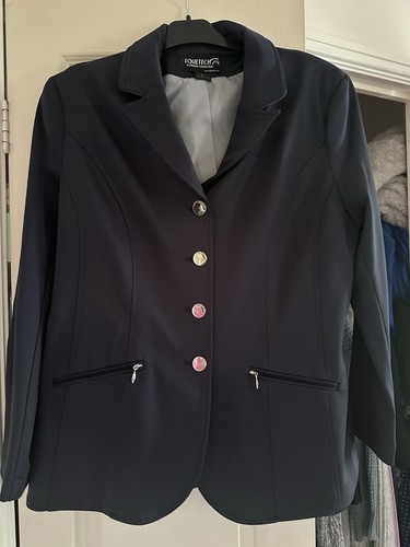 Equetech navy show - jacket, size