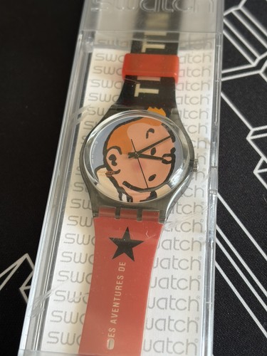 Swatch gm165 watch tintin 2004 - swatch,
