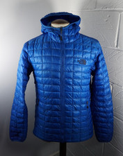 Mens The North Face Thermoball Blue Quilted Jacket - Size Small