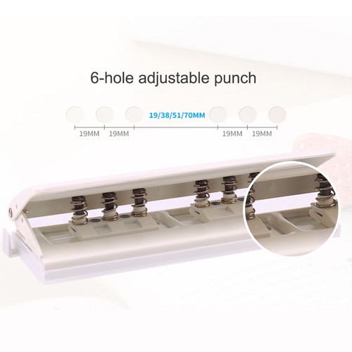 Hole adjustable paper - adjustable, punch