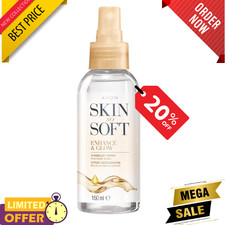 Avon Skin So Soft Enhance & Glow Airbrush Tanning Spray 150ml, UK NO 1 Brand