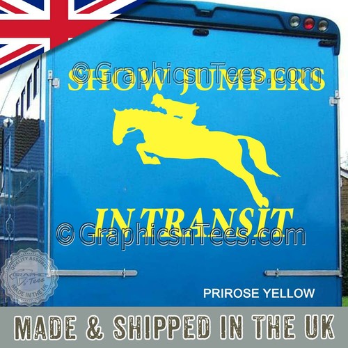 Horse box stickers show - box,