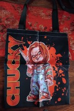 CHUCKY (CHILD'S PLAY) STRONG CANVAS TOTE BAG *DOLL *HORROR *FILM *MOVIE *NEW