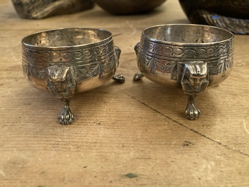 Pair antique egyptian - pair,
