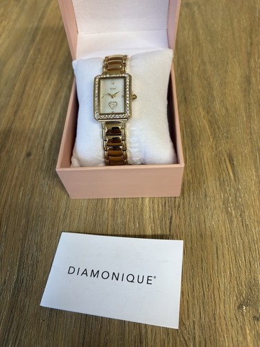 Diamonique ladies gold tone - ladies,