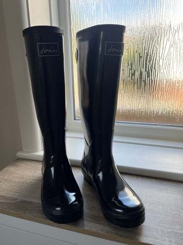 Women joules black glossy - black,