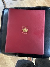 Canada Stamp Album With Stamps
