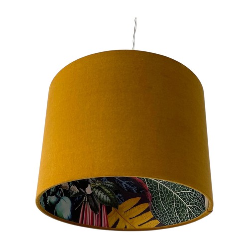 Lampshade mustard yellow - lampshade,