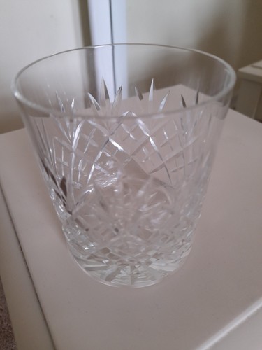 Bohemian crystal whisky glass - whisky,