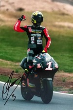 Max Biaggi Hand Signed Chesterfield Aprilia 12x8 Photo MotoGP Autograph 7